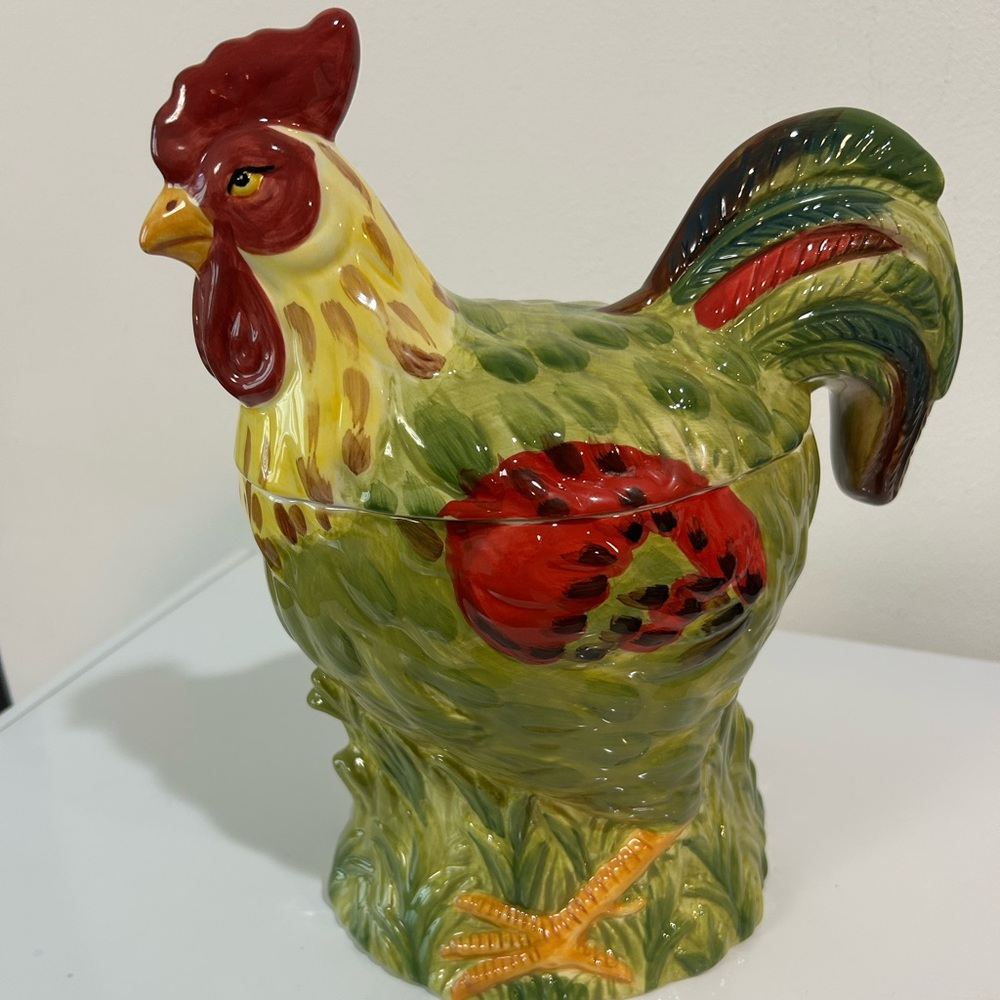 Vintage Tabletops Unlimited Gallo Rooster Cookie Jar .New